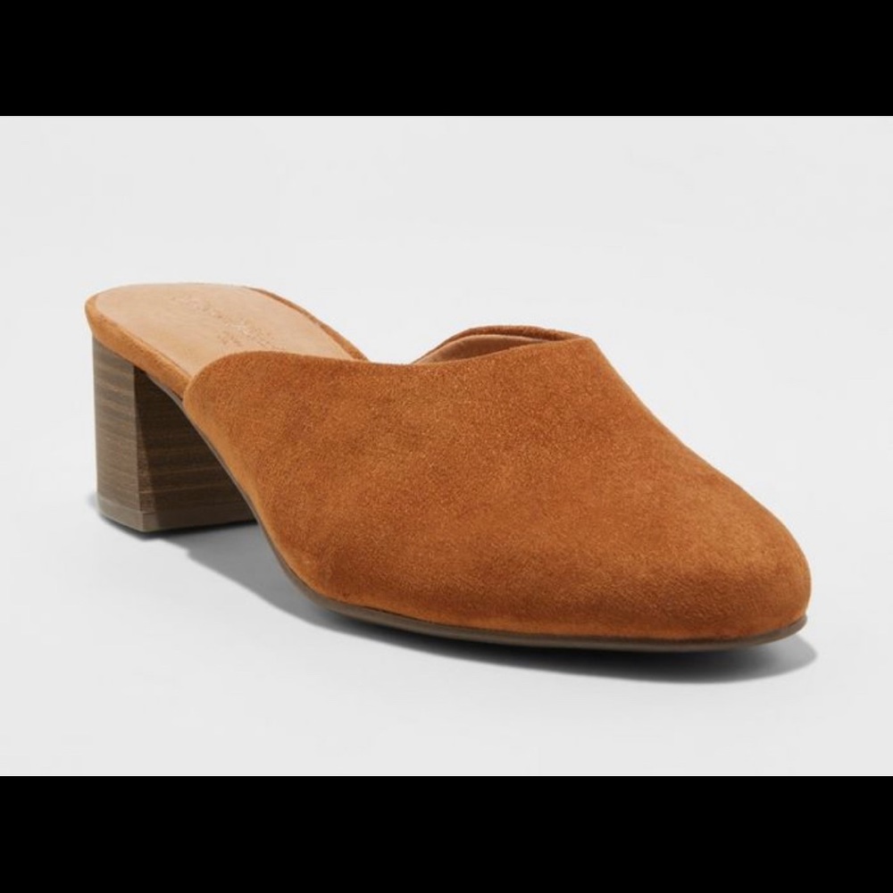 Universal thread Avianna Low Vamp Mule Cognac